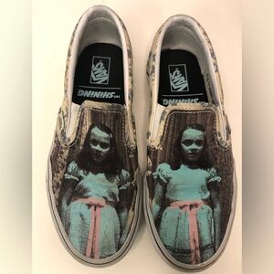 Vans X House of Terror The Shining Classic Slip on Skateboard Shoes Unisex shoes